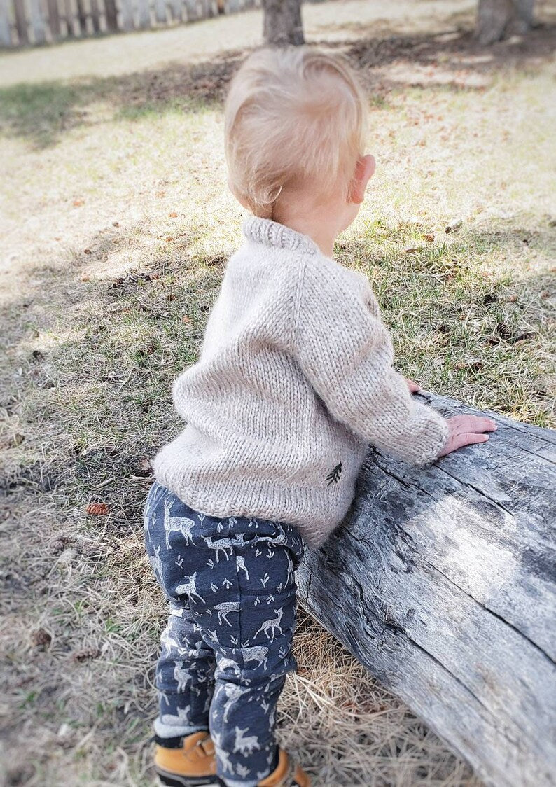 Little Forest Jumper Knitting Pattern