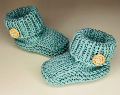 Newborn Knitting Pattern Baby Booties