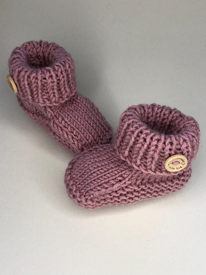 Newborn Knitting Pattern Baby Booties