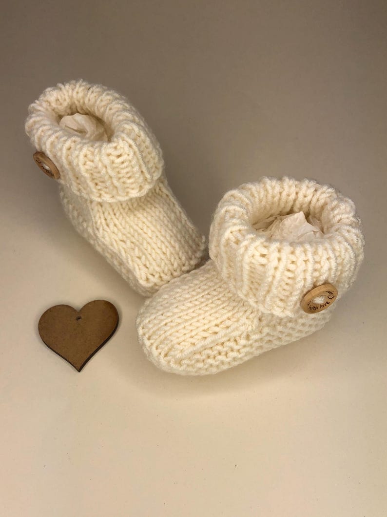 Newborn Knitting Pattern Baby Booties