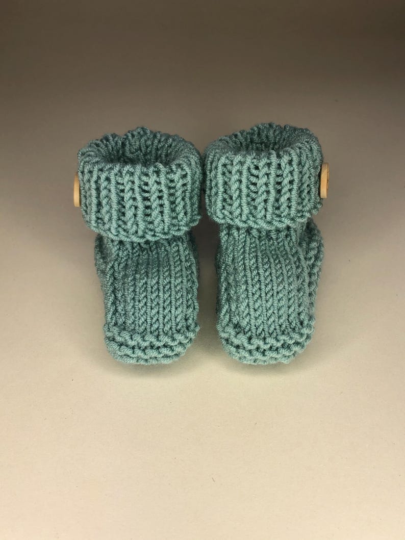Newborn Knitting Pattern Baby Booties