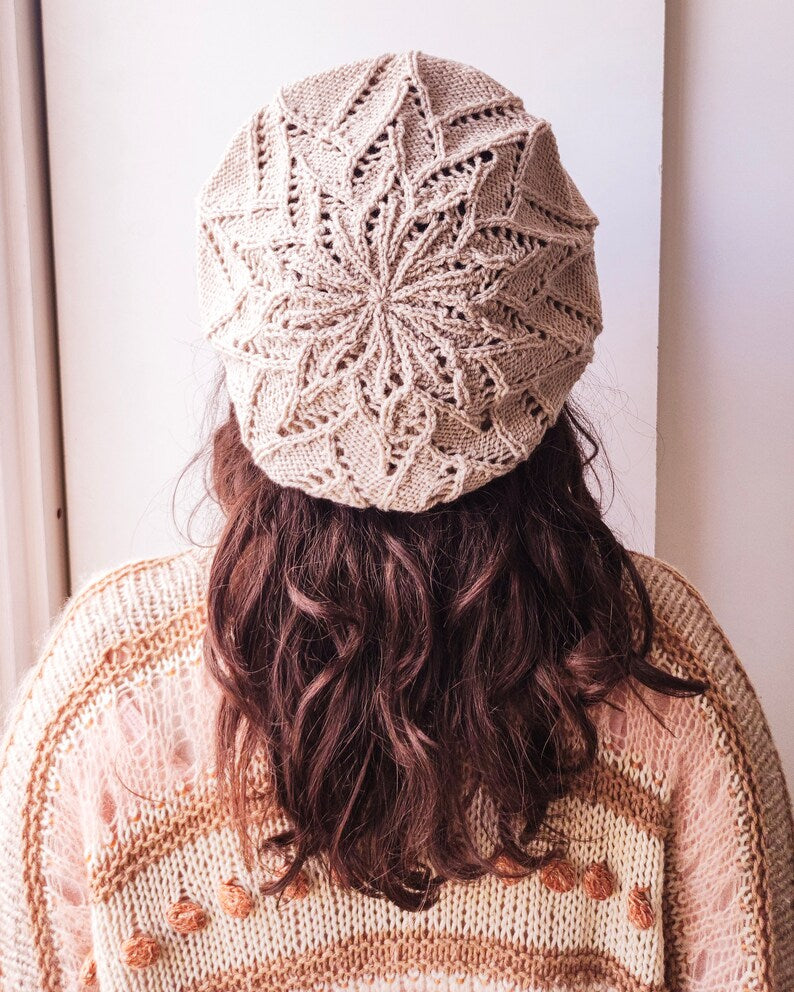 Keziah beret knitting pattern