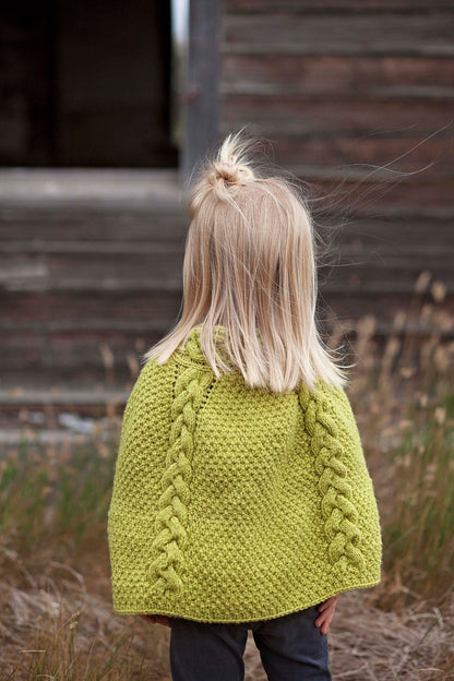 Child's poncho knitting pattern
