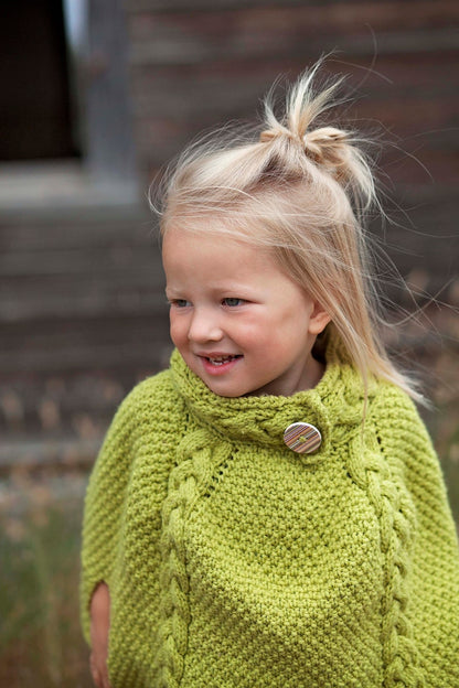 Child's poncho knitting pattern