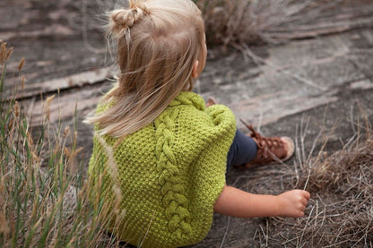 Child's poncho knitting pattern