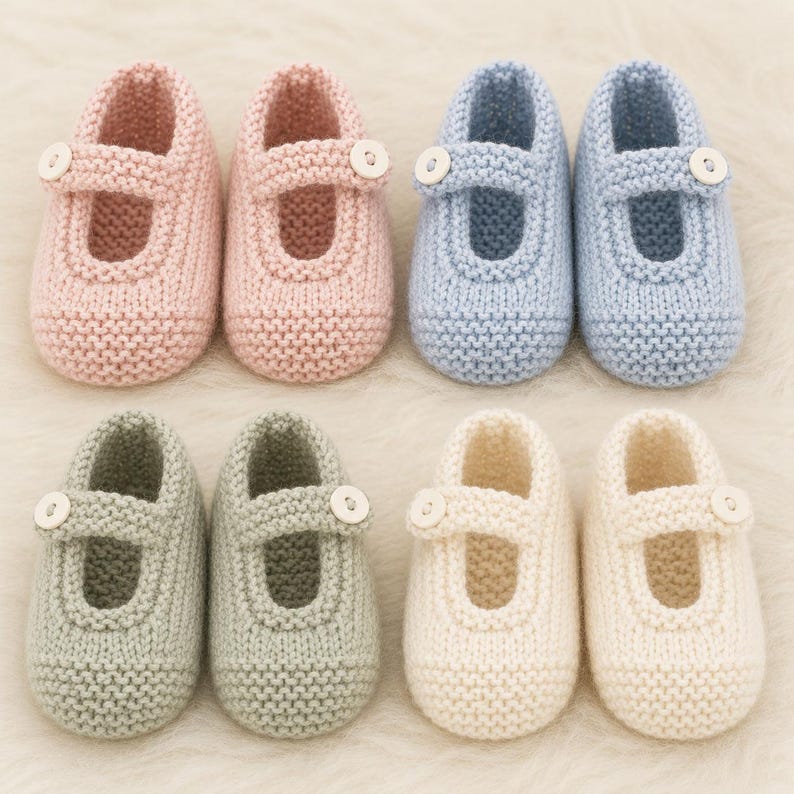 Baby Bootees Shoes Knitting Patterns