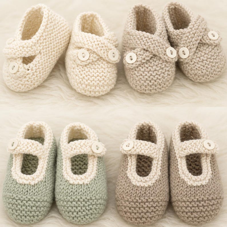 Baby Bootees Shoes Knitting Patterns