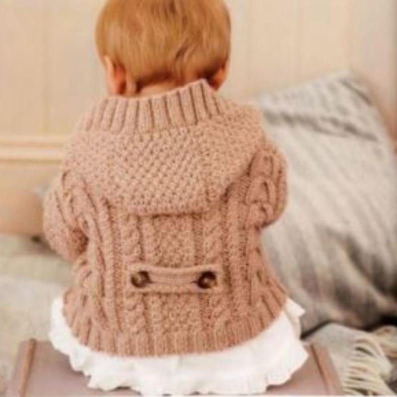 Hooded Cardigan Knitting Pattern