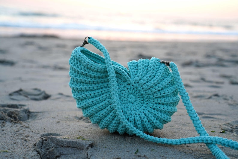 Crochet Ammonite Shell Bag PDF Pattern