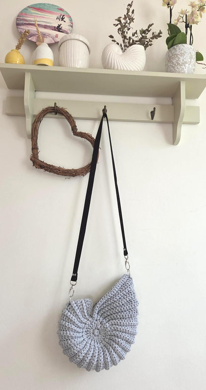 Crochet Ammonite Shell Bag PDF Pattern