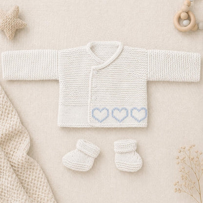 Baby Heart Jumper Knitting Patterns