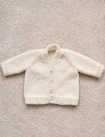 Newborn Baby Cardigan Knitting Pattern