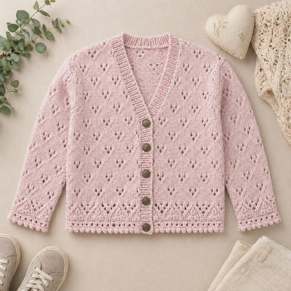 Girls Baby Children's Cardigan Knitting Patterns
