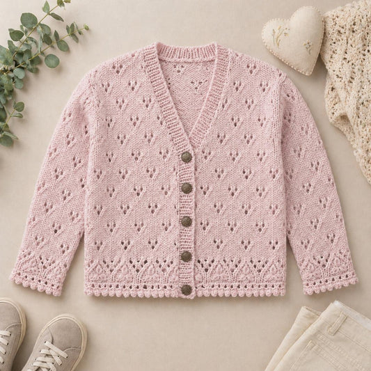 Girls Baby Children's Cardigan Knitting Patterns