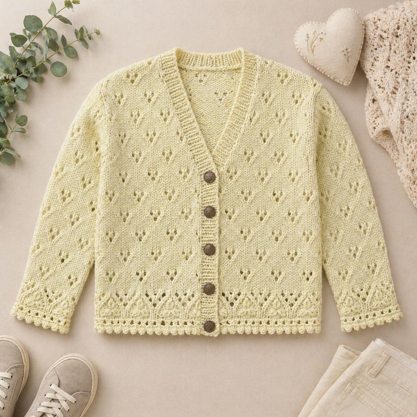 Girls Baby Children's Cardigan Knitting Patterns
