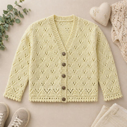 Girls Baby Children's Cardigan Knitting Patterns