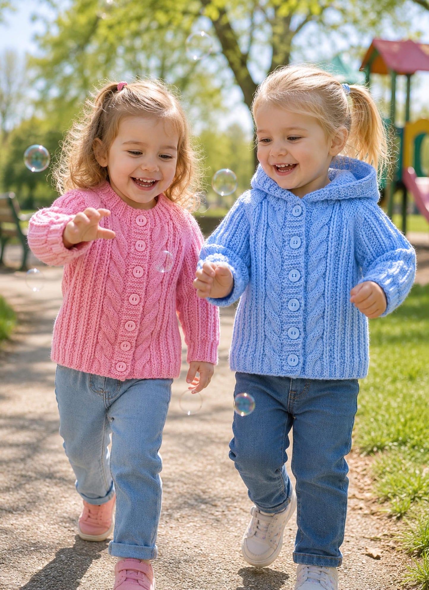 Cable Cardigans & Hooded Jacket knitting pattern